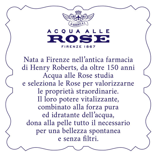 Acqua alle Rose, Tonico Viso con Acqua Distillata Alle Rose, Formula Rinfrescante con Proprietà Idratanti, Tonificanti e Lenitive, 300ml
